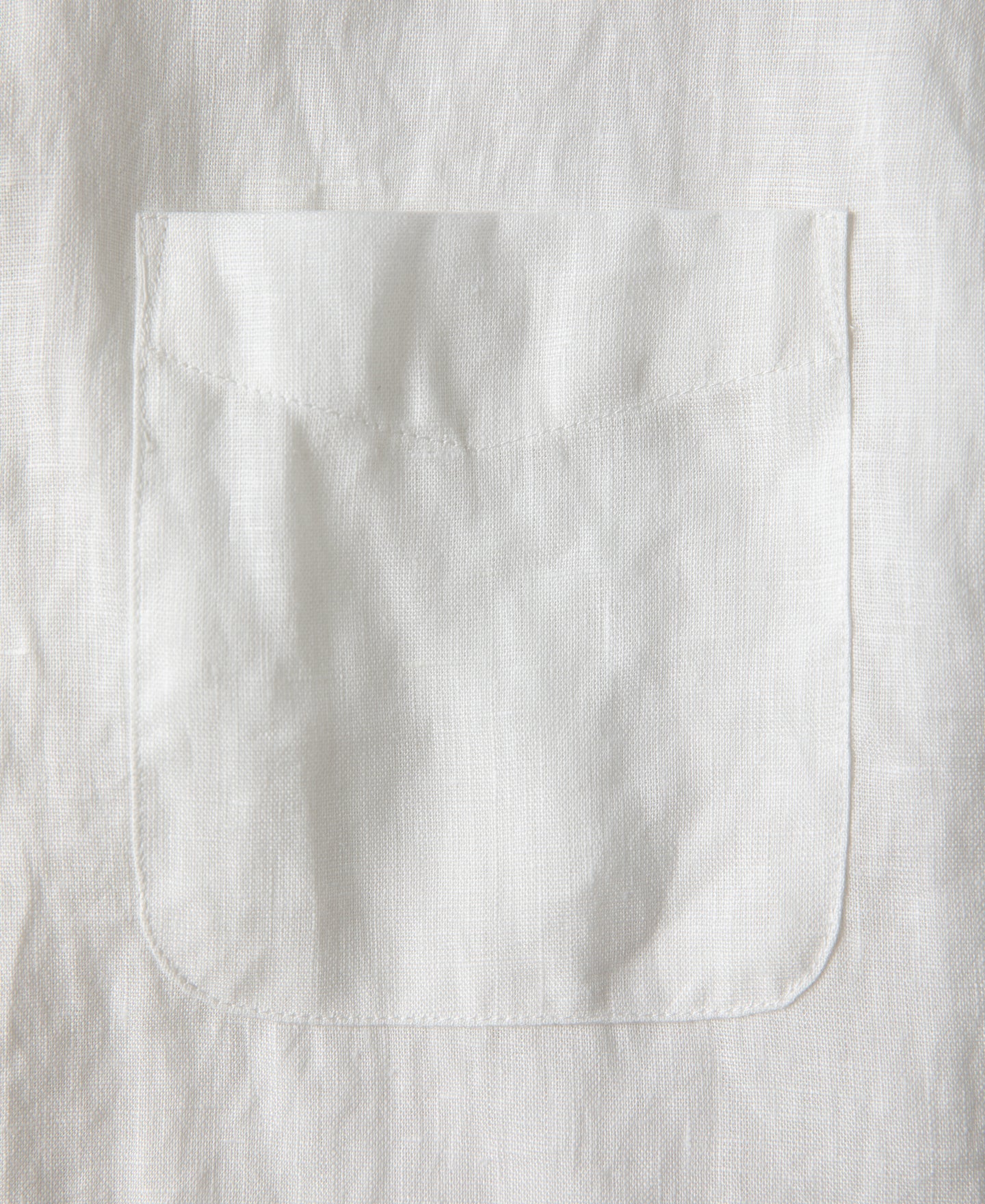 Lot 225 Long Sleeve Linen Button-Down Shirt - White
