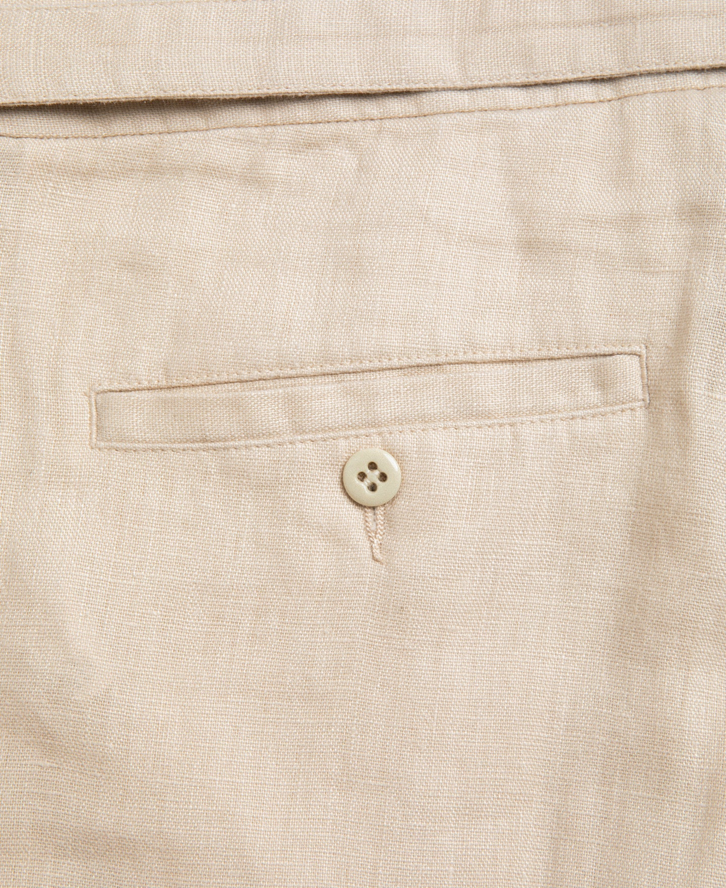 Lot 845 Linen Double Pleated Trousers - Apricot