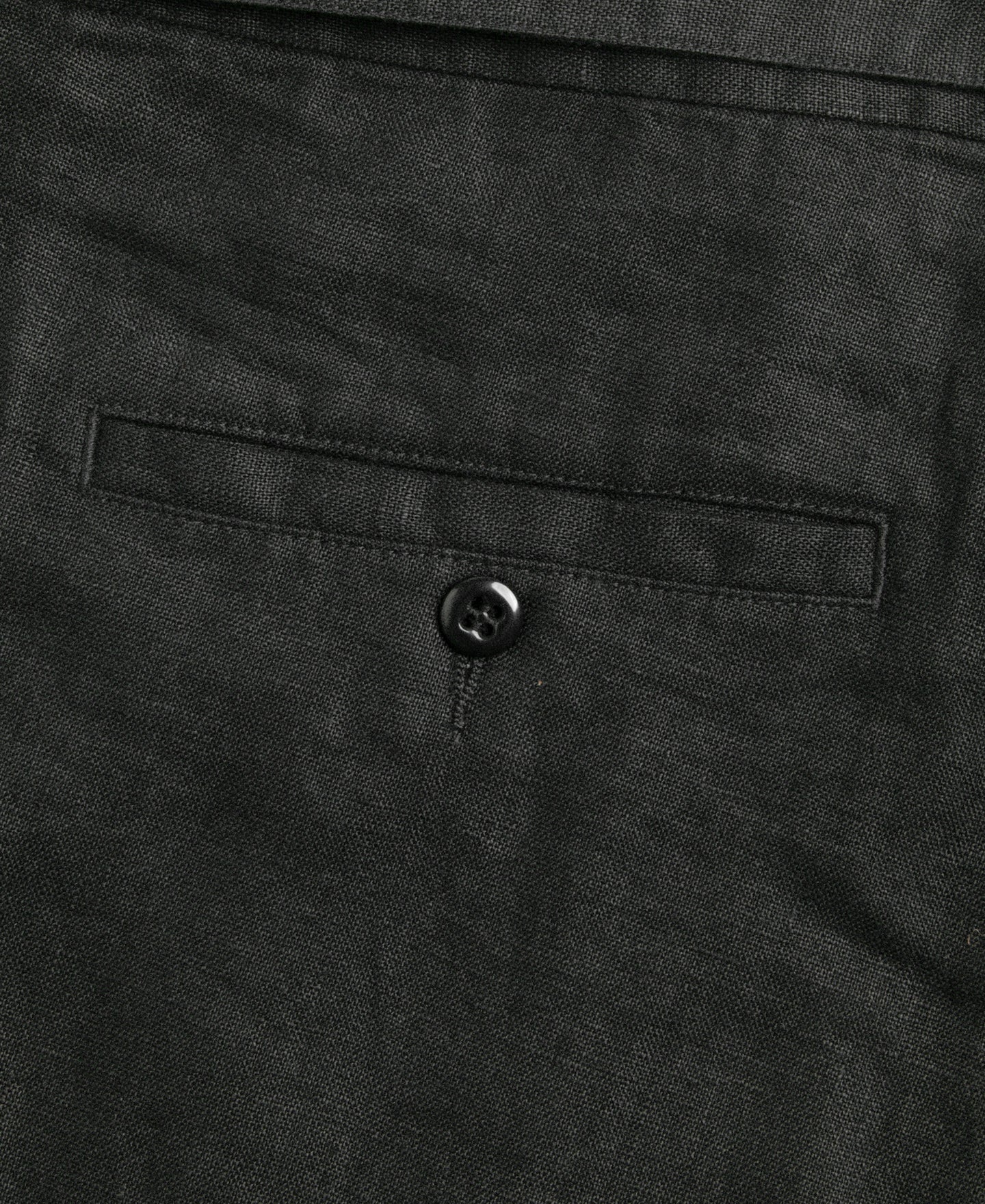 Lot 845 Linen Double Pleated Trousers - Black