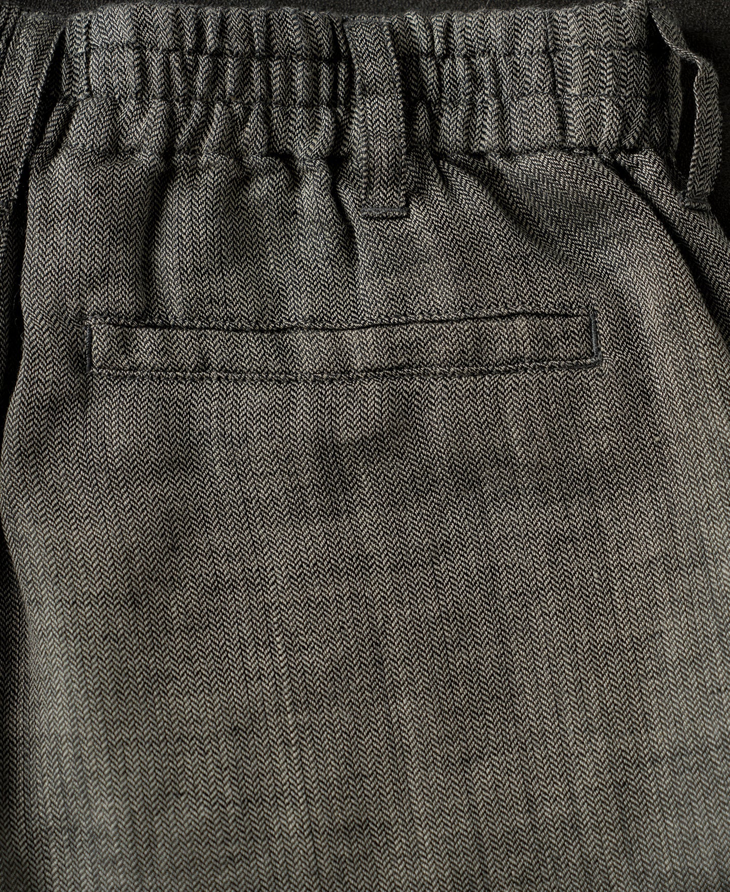 Relaxed Ramie Herringbone Shorts