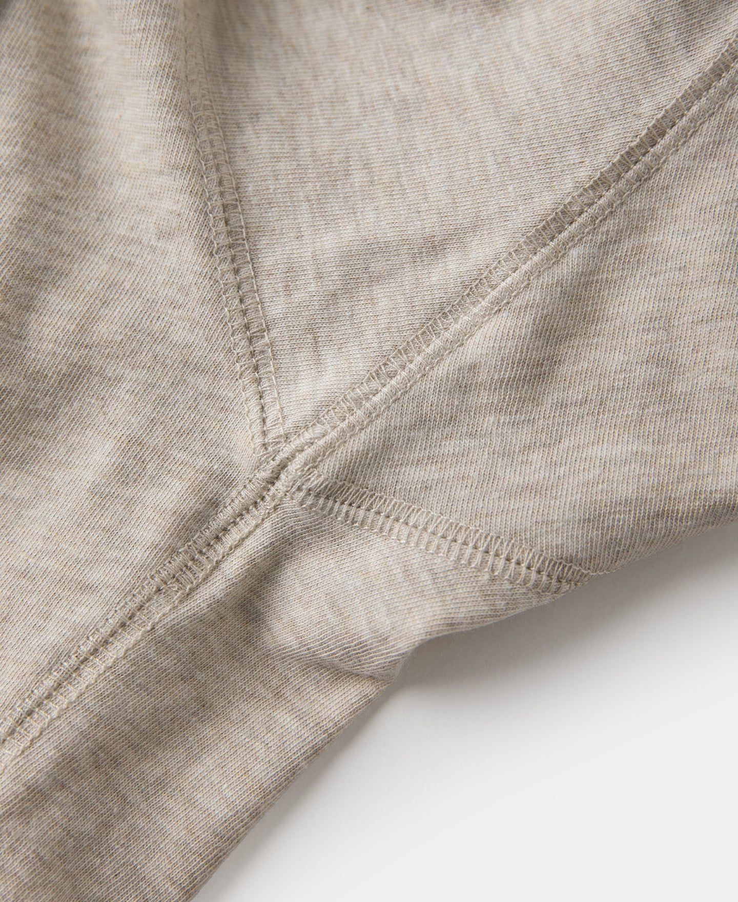 1940s Slub Cotton Henley Pocket T-Shirt - Oats