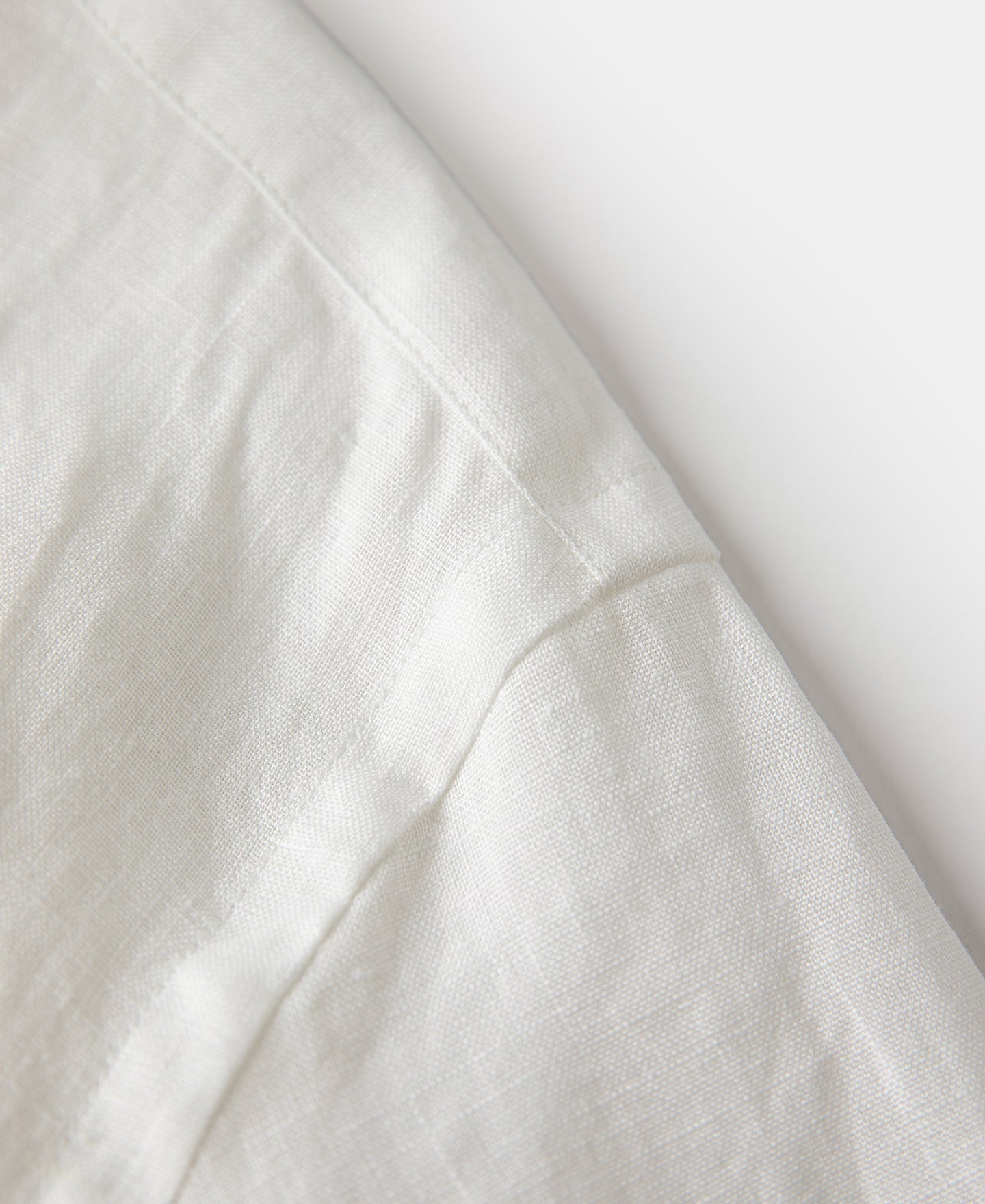 Lot 225 Long Sleeve Linen Button-Down Shirt - White