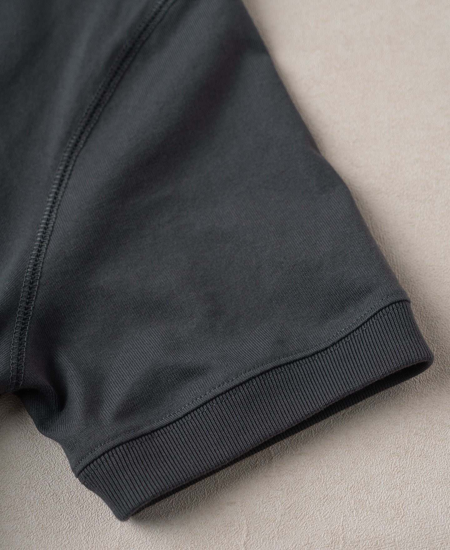 1950s V-Gusset Cotton T-Shirt - Vintage Black