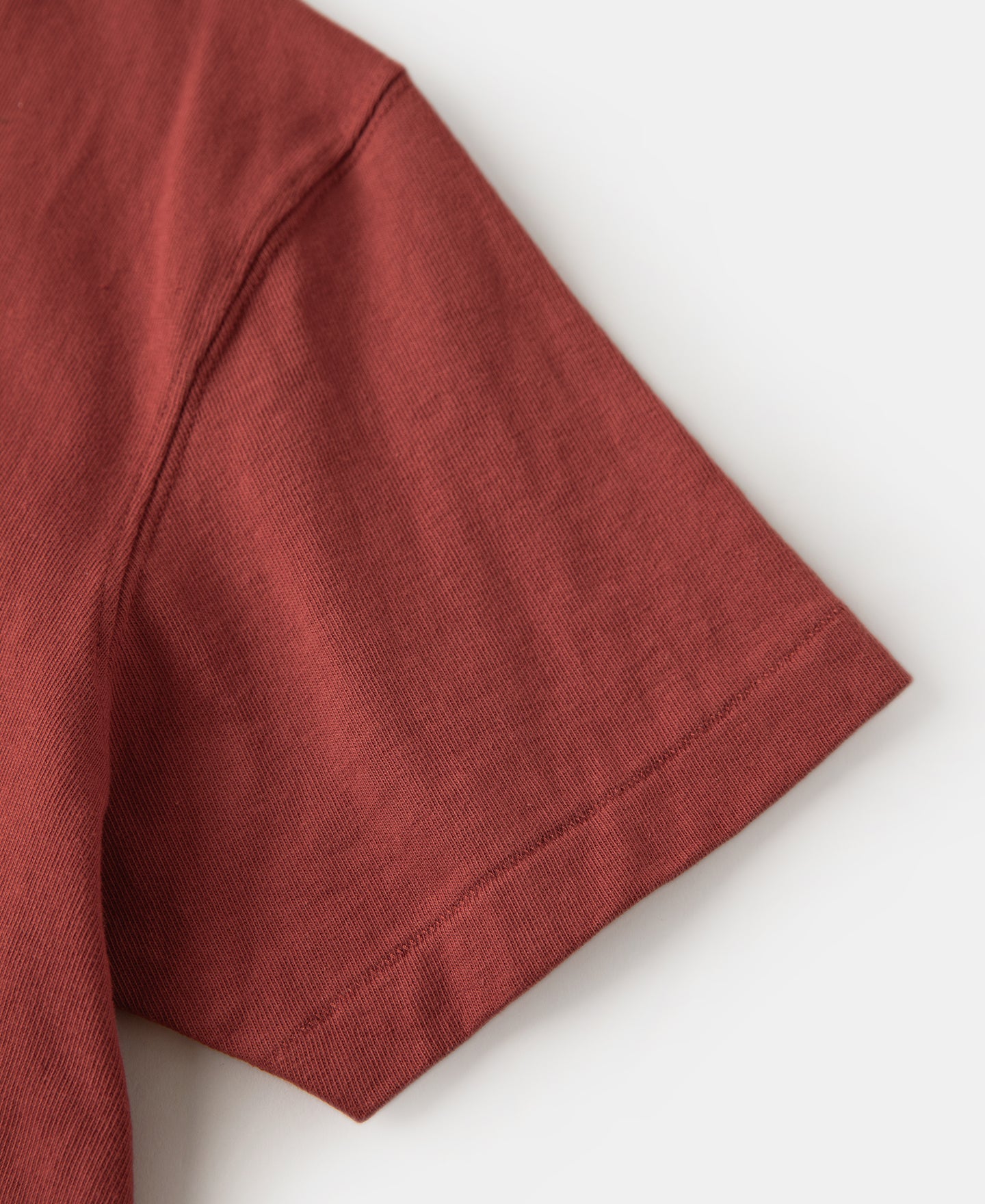 Lot 107R Cotton Tubular Crewneck T-Shirt - Brick Red