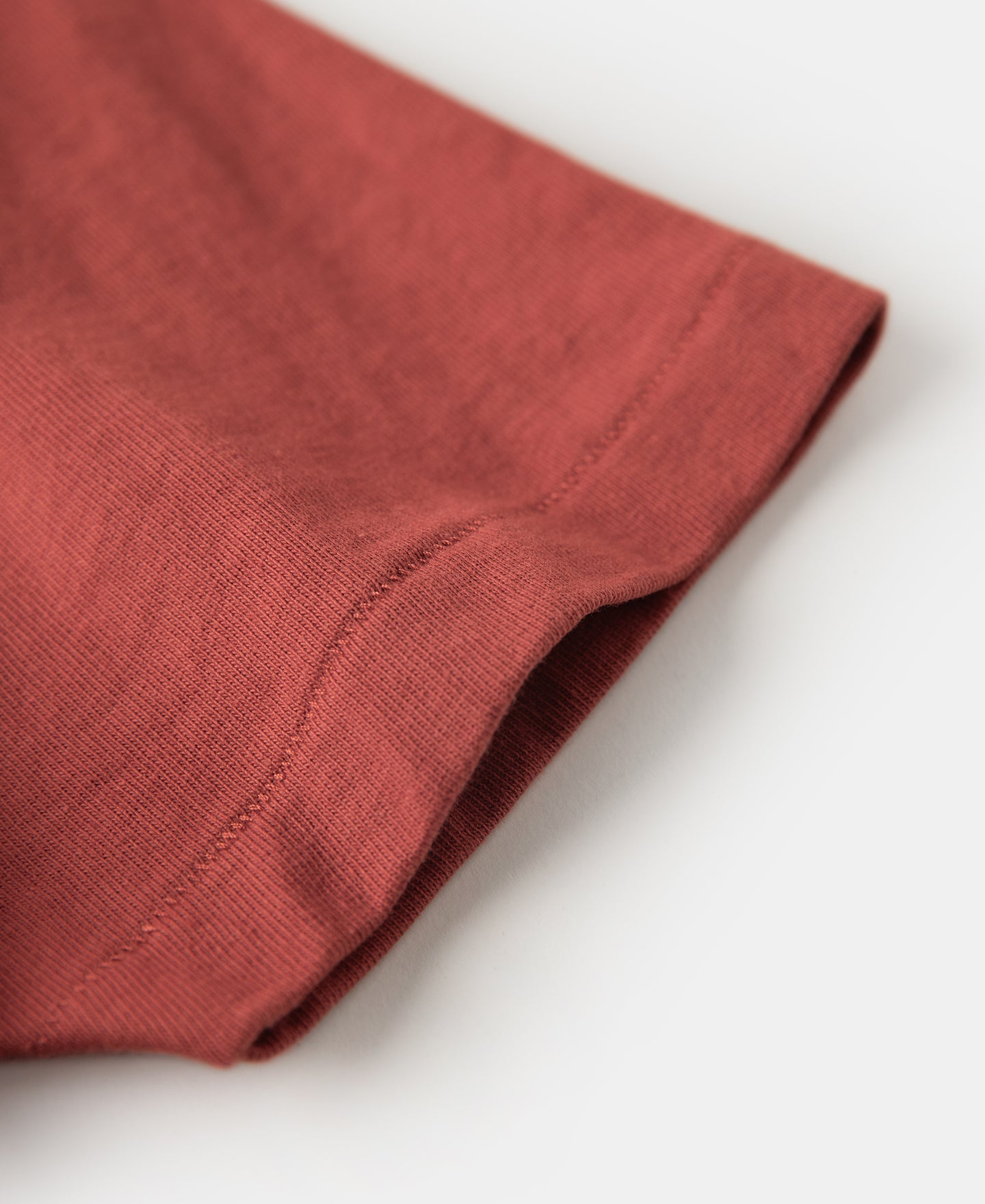 Lot 107R Cotton Tubular Crewneck T-Shirt - Brick Red