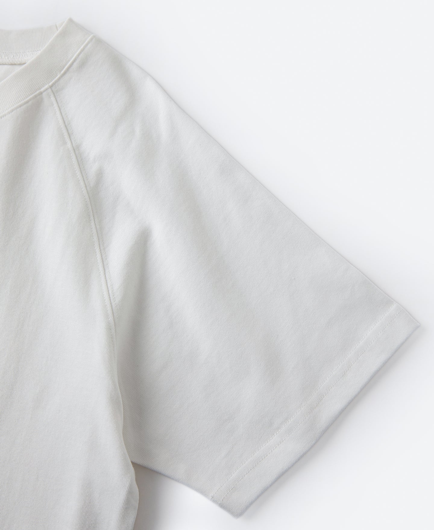 Heavyweight Plain Raglan Short Sleeve T-Shirt - White